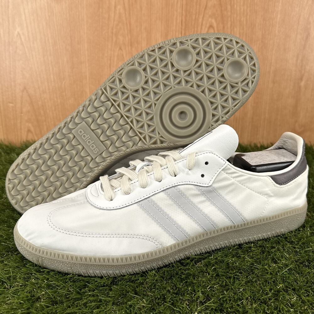 adidas Samba Decon Core White Charcoal Putty Beige JI3175 Mens Sz 11